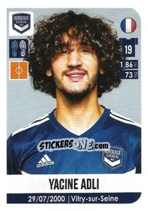 Cromo Yacine Adli - FOOT 2020-2021 - Panini