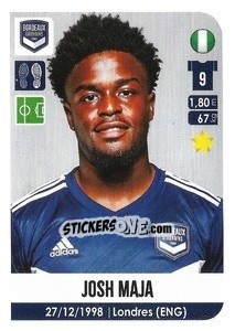 Cromo Josh Maja - FOOT 2020-2021 - Panini