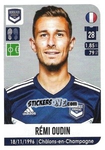 Sticker Rémi Oudin - FOOT 2020-2021 n. 57 - Panini