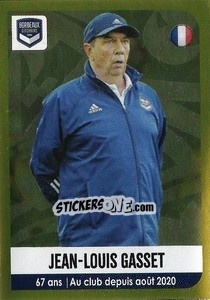 Sticker Jean-Louis Gasset (Coach) - FOOT 2020-2021 - Panini