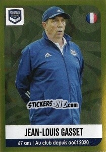 Cromo Jean-Louis Gasset (Coach) - FOOT 2020-2021 - Panini