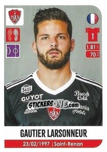 Sticker Gautier Larsonneur - FOOT 2020-2021 - Panini