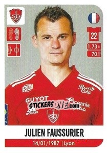 Cromo Julien Faussurier - FOOT 2020-2021 - Panini