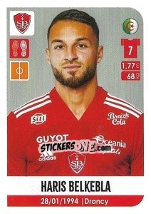 Sticker Haris Belkebla - FOOT 2020-2021 n. 72 - Panini