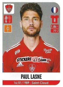 Sticker Paul Lasne - FOOT 2020-2021 n. 74 - Panini