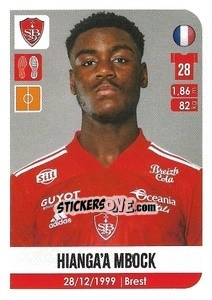 Sticker Hianga'A Mbock - FOOT 2020-2021 - Panini