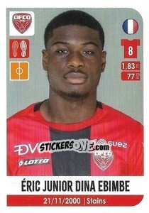 Sticker Eric Junior Dina Ebimbe - FOOT 2020-2021 n. 102 - Panini