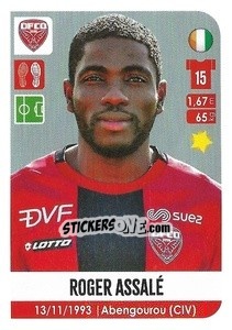 Figurina Roger Assalé - FOOT 2020-2021 - Panini