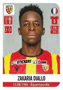 Sticker Zakaria Diallo - FOOT 2020-2021 n. 119 - Panini