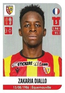 Figurina Zakaria Diallo - FOOT 2020-2021 - Panini