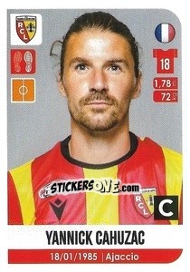Cromo Yannick Cahuzac - FOOT 2020-2021 n. 127 - Panini
