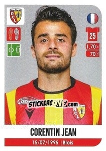 Sticker Corentin Jean - FOOT 2020-2021 n. 134 - Panini