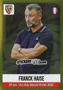 Cromo Franck Haise (Coach) - FOOT 2020-2021 - Panini