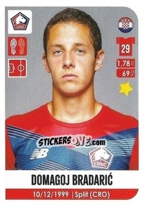Sticker Domagoj Bradaric - FOOT 2020-2021 n. 144 - Panini