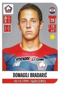 Sticker Domagoj Bradaric - FOOT 2020-2021 - Panini