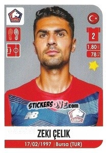 Sticker Zeki Celik - FOOT 2020-2021 - Panini