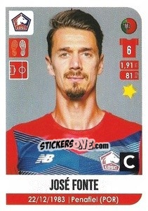 Figurina José Fonte - FOOT 2020-2021 - Panini