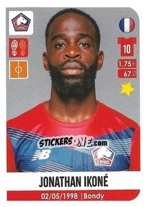 Sticker Jonathan Ikoné - FOOT 2020-2021 - Panini