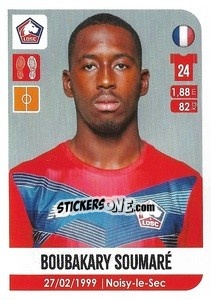 Figurina Boubakary Soumaré - FOOT 2020-2021 - Panini