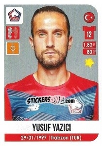 Sticker Yusuf Yazici - FOOT 2020-2021 n. 155 - Panini