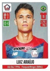 Figurina Luiz Araujo - FOOT 2020-2021 n. 156 - Panini