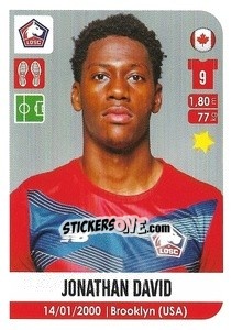 Cromo Jonathan David - FOOT 2020-2021 - Panini