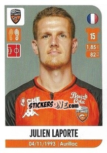 Sticker Julien Laporte - FOOT 2020-2021 n. 171 - Panini