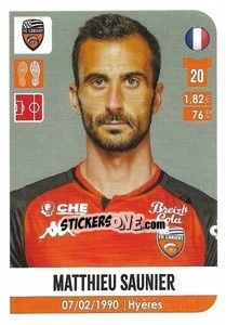 Cromo Matthieu Saunier - FOOT 2020-2021 - Panini