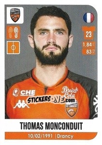 Sticker Thomas Monconduit - FOOT 2020-2021 n. 182 - Panini
