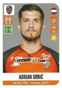 Sticker Adrian Grbic - FOOT 2020-2021 n. 184 - Panini