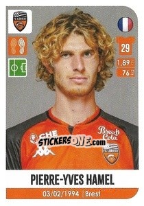 Sticker Pierre-Yves Hamel - FOOT 2020-2021 n. 185 - Panini