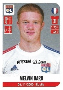 Sticker Melvin Bard - FOOT 2020-2021 n. 195 - Panini