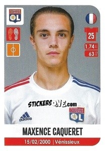Sticker Maxence Caqueret - FOOT 2020-2021 n. 203 - Panini