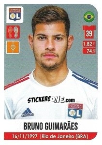 Figurina Bruno Guimaraes - FOOT 2020-2021 - Panini