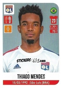 Sticker Thiago Mendes - FOOT 2020-2021 n. 206 - Panini