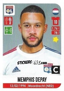 Sticker Memphis Depay - FOOT 2020-2021 n. 211 - Panini
