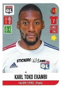 Sticker Karl Toko Ekambi - FOOT 2020-2021 n. 213 - Panini