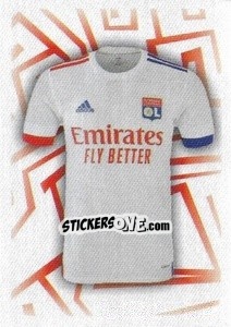 Sticker Maillot Domicile - FOOT 2020-2021 n. 216 - Panini