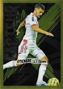 Sticker Houssem Aouar (Facteur X) - FOOT 2020-2021 n. 217 - Panini