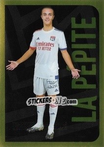 Cromo Maxence Caqueret (La Pépite) - FOOT 2020-2021 - Panini