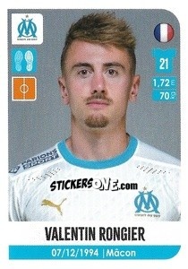 Cromo Valentin Rongier - FOOT 2020-2021 - Panini