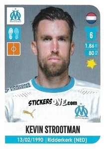 Sticker Kevin Strootman - FOOT 2020-2021 n. 233 - Panini