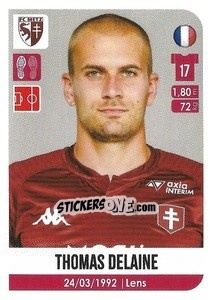 Sticker Thomas Delaine - FOOT 2020-2021 n. 250 - Panini