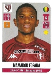 Sticker Mamadou Fofana - FOOT 2020-2021 n. 255 - Panini