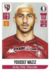 Sticker Youssef Maziz - FOOT 2020-2021 n. 257 - Panini