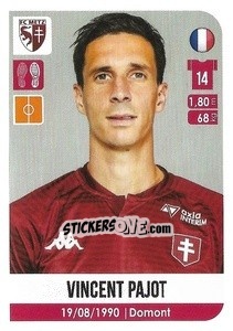 Figurina Vincent Pajot - FOOT 2020-2021 - Panini