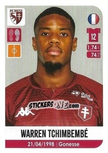 Sticker Warren Tchibembé - FOOT 2020-2021 n. 261 - Panini