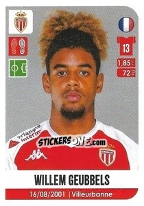 Sticker Willem Geubbels - FOOT 2020-2021 n. 289 - Panini