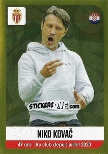 Cromo Niko Kovac (Coach) - FOOT 2020-2021 - Panini