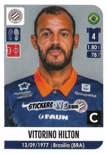 Sticker Vitorino Hilton - FOOT 2020-2021 n. 301 - Panini